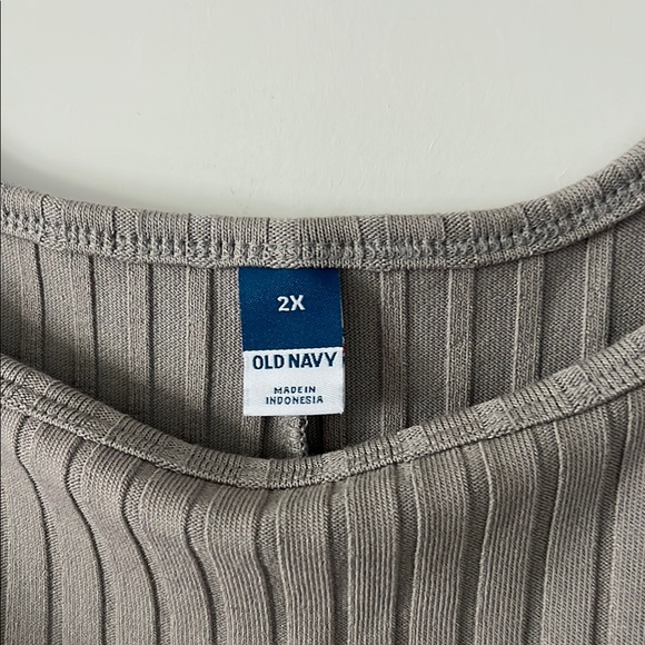 Old Navy Gray Ribbed Sheath Mini Dress - Picture 3 of 3